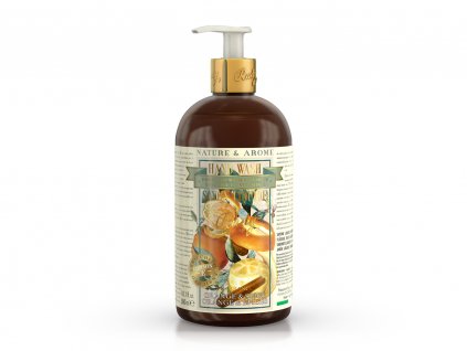 Tekuté extra jemné mýdlo na ruce s vitamínem E a meruňkovým olejem ORANGE&SPICE, 300 ml