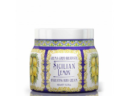 Rudy Profumi (Le Maioliche) Hydratační tělový krém SICILIAN LEMON, 450 ml