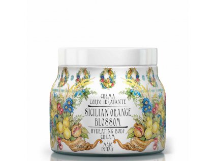 Rudy Profumi (Le Maioliche) Hydratační tělový krém SICILIAN ORANGE BLOSSOM, 450 ml