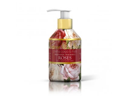 Rudy Profumi (Nature&Arome) Krém na tělo a ruce ROSES, 250 ml