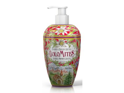 Rudy Profumi (Le Maioliche) Krémový sprchový gel a pěna do koupele DOLOMITES, 700 ml