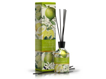 Rudy Profumi (Nature & Arome) Aroma Difuzér s tyčinkami BERGAMOT, 250 ml