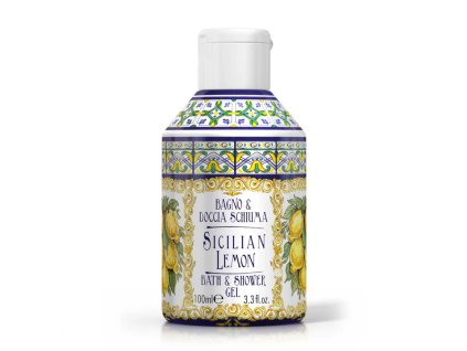 Rudy Profumi (Le Maioliche) Sprchový gel/pěna do koupele SICILIAN LEMON, 100 ml