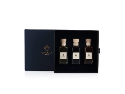 Chiara Firenze DÁRKOVÁ SADA se 3 difuzéry: ROSSO FIORENTINO-VELLUTO-GRECALE, 3X 100 ml