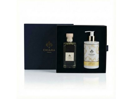 Chiara Firenze Dárková SADA Mýdlo 350 ml + difuzér 200 ml LIMONAIA