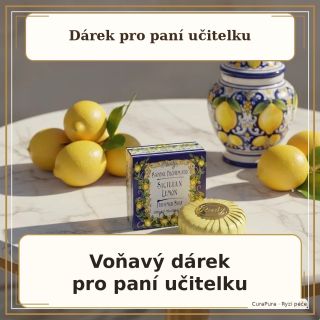 Malé poděkování, které voní po Itálii. Pro paní učitelku nemusí být dárek velký — stačí, když je osobní, krásný a vybraný...