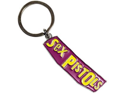 PŘÍVĚSEK NA KLÍČE 2D|SEX PISTOLS  LOGO