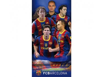 RUČNÍK OSUŠKA|BARCELONA FC  75 x 150 cm|FOTO HRÁČŮ