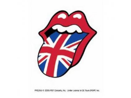 PŘÍVĚSEK NA KLÍČE|AKRYLOVÝ  ROLLING STONES|JAZYK UNION JACK