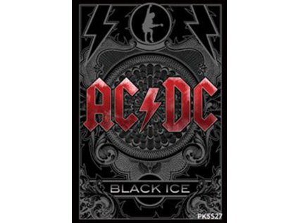 PŘÍVĚSEK NA KLÍČE|AKRYLOVÝ  AC/DC|BLACK ICE