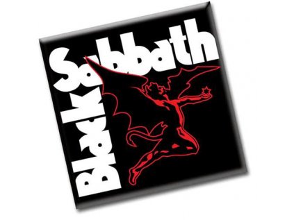 MAGNET KOVOVÝ 7,6 x 7,6 cm  BLACK SABBATH|DEAMON