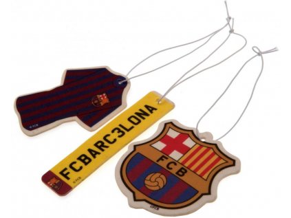 OSVĚŽOVAČ VZDUCHU|BARCELONA FC  2D ZNAK|SET 3 KUSY