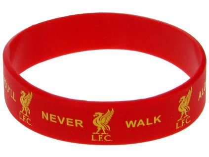 NÁRAMEK SILIKONOVÝ|LIVERPOOL FC  Y.N.W.A.|ČERVENÝ|PRŮMĚR 7 cm