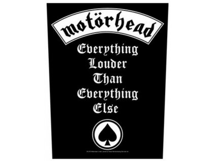 NÁŠIVKA NA ZÁDA  MOTÖRHEAD|EVERYTHING LOUDER