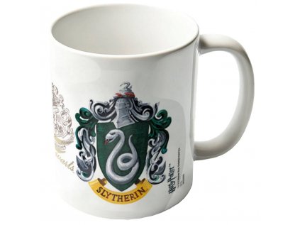 HRNEK KERAMICKÝ|HARRY POTTER  315 ml|SLYTHERIN CREST|BÍLÝ