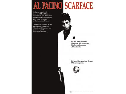 PLAKÁT 61 x 91,5 cm|SCARFACE  AL PACINO|ONE SHEET