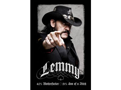 PLAKÁT 61 x 91,5 cm|MOTÖRHEAD  LEMMY|49% MOFO