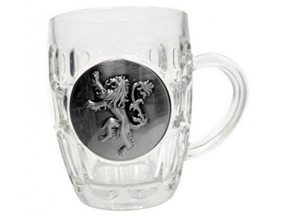 SKLENICE KORBEL|GAME OF THRONES  450 ml|LANNISTER|LOGO KOV|S DŮLKY