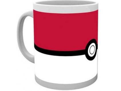 HRNEK KERAMICKÝ|POKÉMON  300 ml|POKEBALL|BÍLÝ