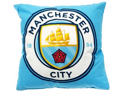 POLŠTÁŘ|MANCHESTER CITY FC  38 x 38 cm|MODRÝ|ZNAK