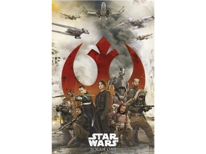 PLAKÁT 61 x 91,5 cm|STAR WARS VII  ROGUE ONE REBELS