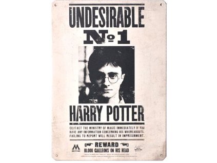 CEDULE NA ZEĎ A5|HARRY POTTER  UNDESIRABLE No.1 |14,8 x 21 cm