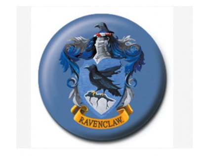 PLACKA|ODZNAK PRŮMĚR 25 mm  HARRY POTTER|RAVENCLAW CREST