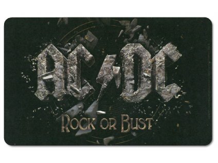 PROSTÍRÁNÍ NA STŮL|AC/DC  ROCK OR BUST|23 x 14 cm