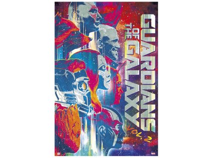 PLAKÁT 61 x 91,5 cm|MARVEL  GUARDIANS OF GALAXY VOL.2