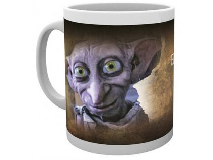 HRNEK KERAMICKÝ|HARRY POTTER  300 ml|DOBBY|BÍLÝ