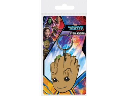 PŘÍVĚSEK NA KLÍČE|PRYŽOVÝ|MARVEL  GUARDIANS OF THE GALAXY|GROOT