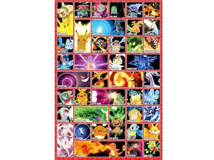 PLAKÁT 61 x 91,5 cm|POKÉMON  MOVES