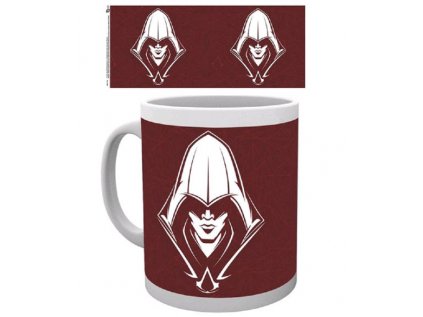 HRNEK KERAMICKÝ|ASSASSIN'S CREED  300 ml|CHARACTER LOGO|BÍLÝ