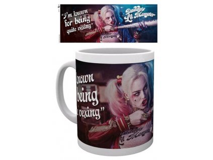 HRNEK KERAMICKÝ|SUICIDE SQUAD  300 ml|HARLEY BAT|MULTICOLOR|BÍLÝ