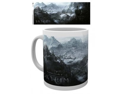 HRNEK KERAMICKÝ|SKYRIM  300 ml|VISTA|BÍLÝ