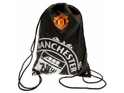 PYTLÍK GYM BAG|MANCHESTER UNITED FC  44 x 33 cm|FOIL|BLACK