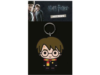 PŘÍVĚSEK NA KLÍČE|PRYŽOVÝ  HARRY POTTER|CHIBI|7,5 x 15 cm