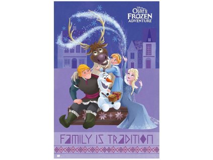 PLAKÁT 61 x 91,5 cm|DISNEY|FROZEN  ADVENTURE ALL CHARACTERS