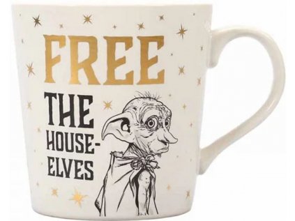 HRNEK KERAMICKÝ|HARRY POTTER  325 ml|DOBBY|FREE THE HOUSE-ELVES