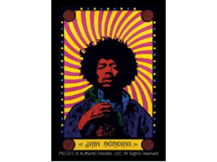 PŘÍVĚSEK NA KLÍČE|AKRYLOVÝ  JIMI HENDRIX|PSYCHEDELIC