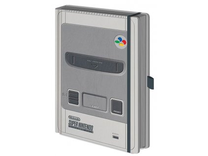 BLOK|ZÁPISNÍK A5|PREMIUM  NINTENDO|SNES