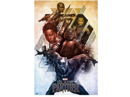 PLAKÁT 61 x 91,5 cm|MARVEL  BLACK PANTHER