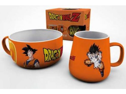 KERAMICKÝ SET|DRAGONBALL Z  GOKU|HRNEK 385 ml|MISKA 858 ml