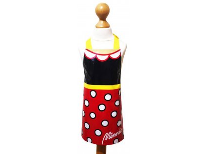 KUCHYŇSKÁ ZÁSTĚRA DĚTSKÁ|DISNEY  MINNIE MOUSE|3-7 LET|122 cm