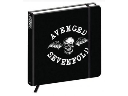 BLOK|SEŠIT 17,6 x 17,6 cm SQUARE  AVENGED SEVENFOLD|DEATH BAT CREST