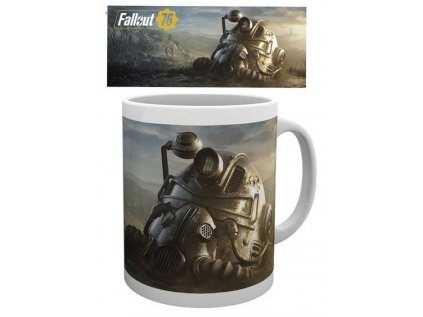 HRNEK KERAMICKÝ|FALLOUT 76  300 ml|DAWN|BÍLÝ