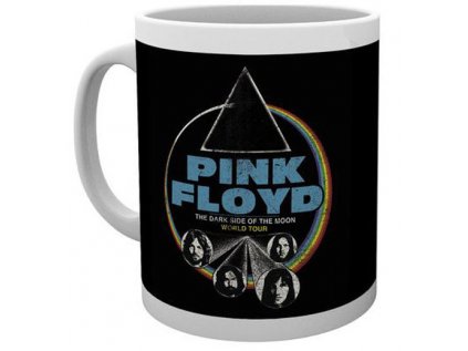 HRNEK KERAMICKÝ|PINK FLOYD  300 ml|DARK SIDE TOUR|BÍLÝ