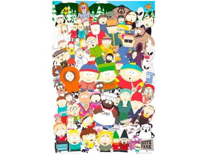 PLAKÁT 61 x 91,5 cm|SOUTH PARK  CAST|C