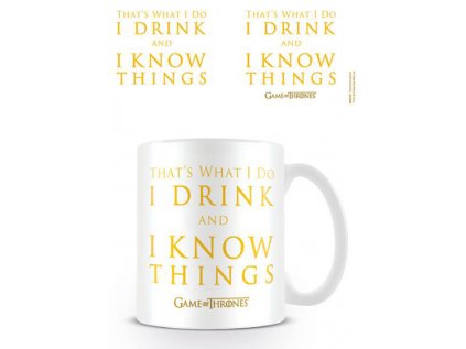 HRNEK KERAMICKÝ|GAME OF THRONES  315 ml|DRINK & KNOW THINGS