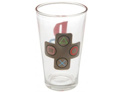 SKLENICE SKLO ČIRÉ|PLAYSTATION  500 ml|PLAYSTATION|BUTTONS